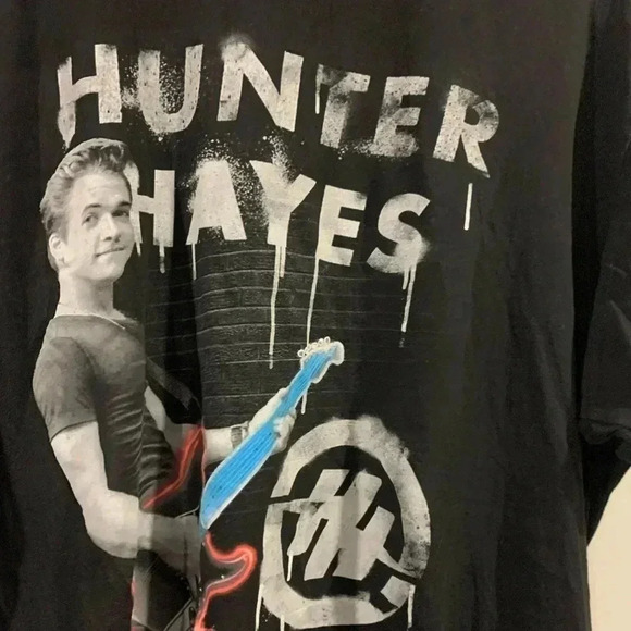 Hunter Hayes Tattoo Your Name Tour Concert T-Shirt - Picture 3 of 6